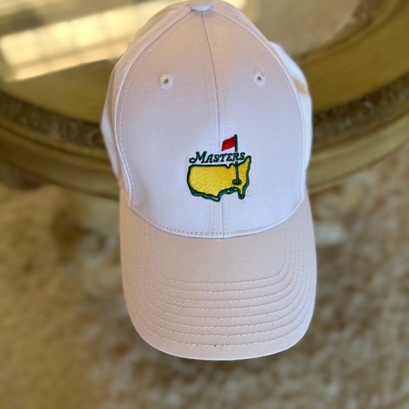 Masters Golf Tournament Hat White Adjustable Cap American Needle - Picture 1 of 6